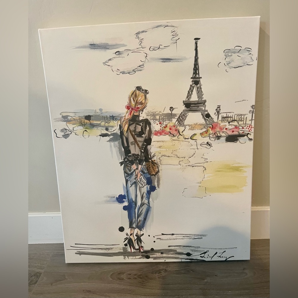 Canvas Paris Print & City Print -  Discount if purchased together